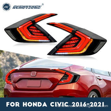 HCMOTIONZ 2016-2021 Honda Civic Sedan Assembly Tail Lights